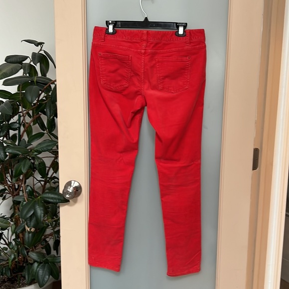 Red/orange corduroy pants size 9 Mossimo - Picture 3 of 4